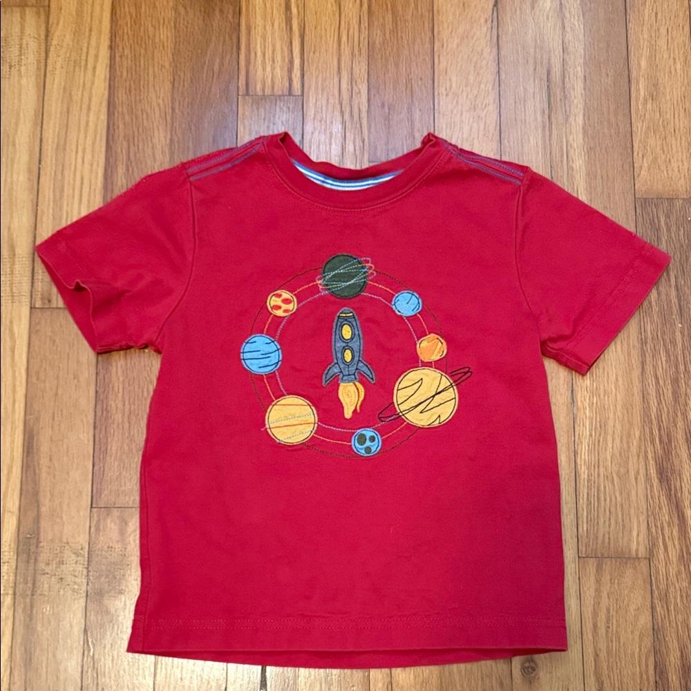 Hanna Andersson Red Space Adventure Tee